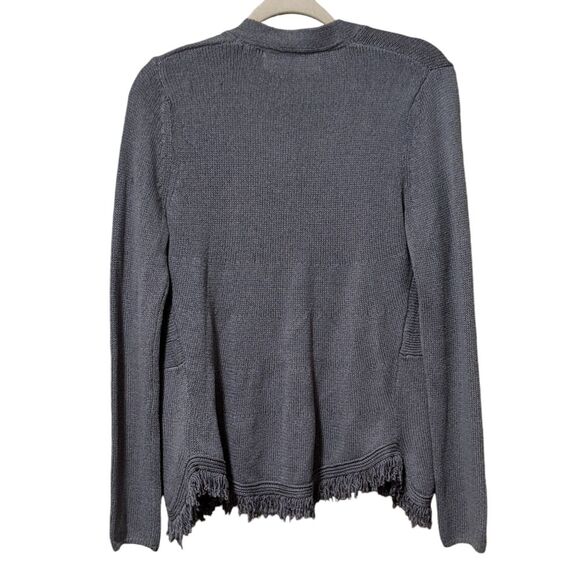 NWT Anthropologie Sparrow cotton blend cardigan medium fringe - Picture 2 of 9